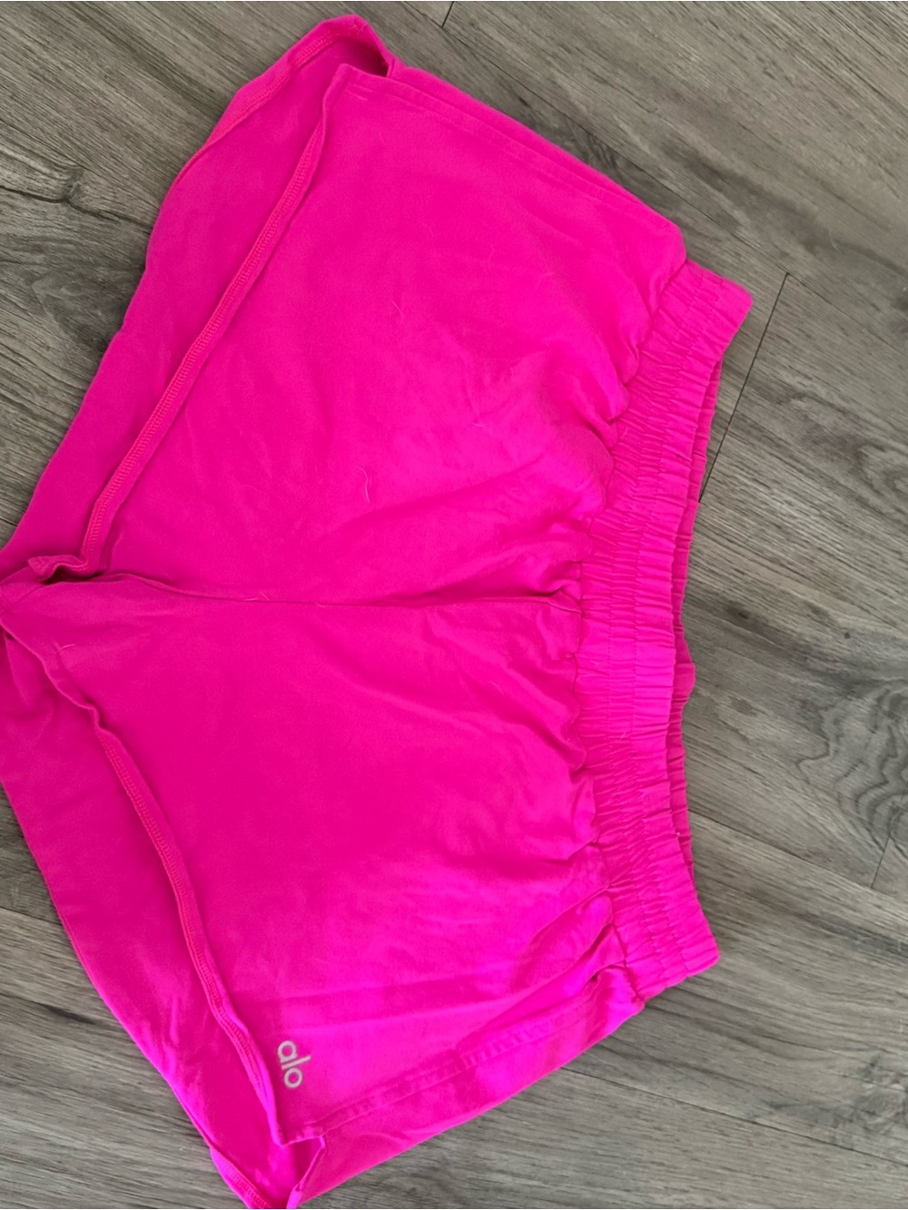 ALO Yoga Neon Pink Athletic Shorts